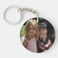 Daddy's Darlings Children's Photo Key Chain