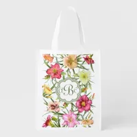 Daylilies Personalized Grocery Bag