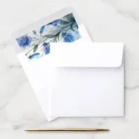 Bluebells Wedding Envelope Liner