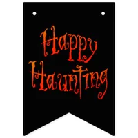 Happy Haunting Bunting Flags