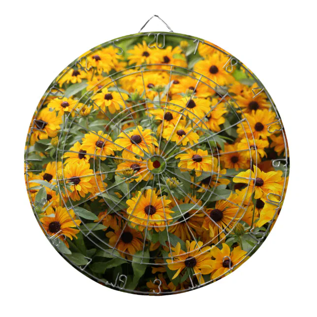 Rudbeckias / A Bed of Black-Eyed Susans Dart Board