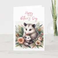 Mother's Day Possum Greeting Card