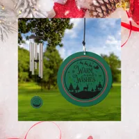 Red, Black & Green Gangster Warm Winter Wishes | Wind Chime