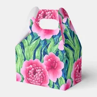 Watercolor Floral Favor Box