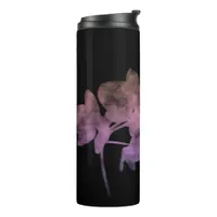 Orchid Ipanema shadow on a dark background Thermal Tumbler