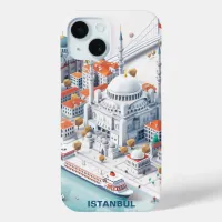 Isometric Istanbul Travel iPhone 15 Case