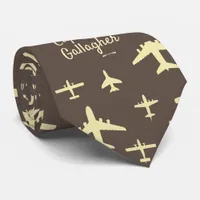 Airplane Pilot Aviation Aircraft Captain Pilot Neck Tie