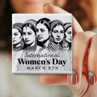  International Women's Day | March 8th Button