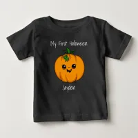 First Halloween Personalized Baby Baby T-Shirt