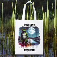 The Loveland Frogman | Ohio Cryptid Grocery Bag