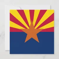 Arizona State Flag Invitation