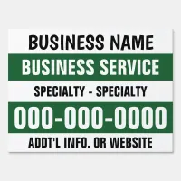 18" X 24" Create Your Own Small Business Yard Sign