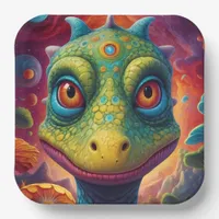  Baby shower Dino-Mite Paper Plates