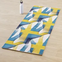 Swedish Flag, Scandinavian Culture, Sweden Colors Yoga Mat