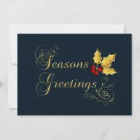 blue Business Holiday Greetings