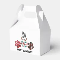 Happy Pawliday - Christmas Holiday Favor Box