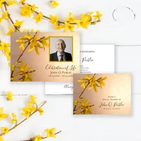 Yellow Forsythia Funeral Service / Celebration of Life Memorial