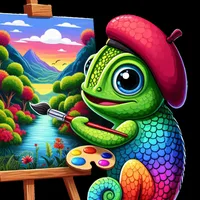 W2A Funny Chameleons Understand Color Theory