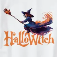 HalloWitch Colorful Witch Illustration Halloween