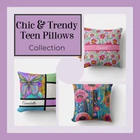 Chic and Trendy Teen Pillows