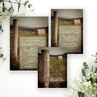 Green Fram Pastures Ranch Wedding Stationery Collection