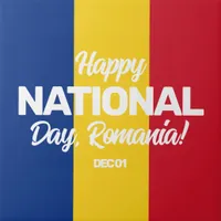 Romania Independence Day Romanian National Flag Acrylic Tray