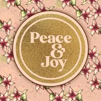 Peace and Joy: Gold and Pink Christmas Collection