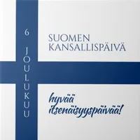 Suomen Kansallispäivä Finnish National Day Flag Brownie