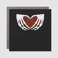 Skeletal Heart  Car Magnet