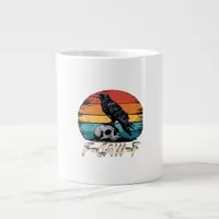 Humor F-Caw-F Gothic Funny Crow Essential Retro St Giant Coffee Mug