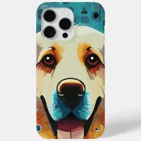 Happy Golden Retriever iPhone 15 Pro Max Case