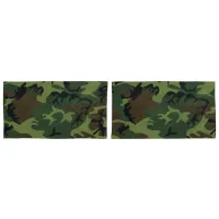 Military Green Camouflage Pattern Pillow Case Set