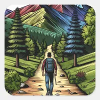 Man Hiking