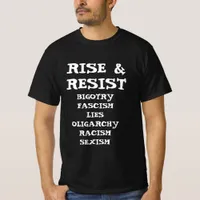 Rise and Resist | Anti Donald Trump T-Shirt