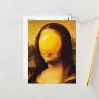 Mona Egg Yolk Funny Postcard