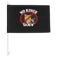 No Kings Day Vintage Classic Graphic Car Flag