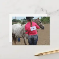 Horse Show Spotted Pony of America 234 Postcard