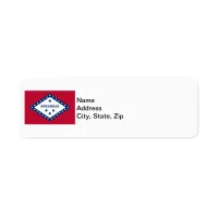 Arkansas State Flag Label