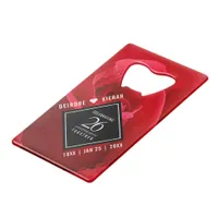 Elegant 26th Rose Wedding Anniversary Celebration Credit Card Bottle Opener