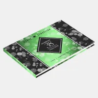 Elegant 38th Emerald Wedding Anniversary Guest Book