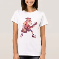 Santa Rocking Out T-Shirt