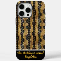 Vibrant patterns of shed snakeskin iPhone 16 pro max case