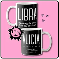 Libra Star Sign Zodiac Gift Coffee Mug