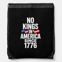 No Kings In America Since 1776 Simple Classic Drawstring Bag