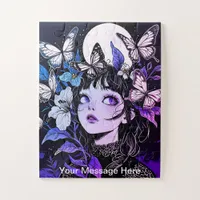 Kids Vibrant Fusion of Fantasy and Anime Art Jigsaw Puzzle