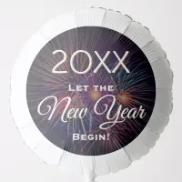 Happy New Year Festive Fireworks Party Decor Balloon