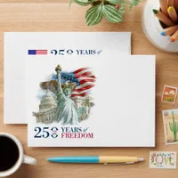 USA 250 Years America's Semiquincentennial Freedom Envelope