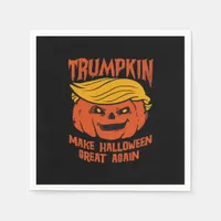 Trumpkin Halloween - Make Halloween Great Again Cl Napkins
