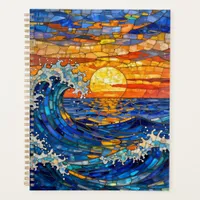 Oceanic Coastal Ocean Waves Sunset   Planner