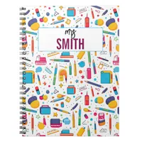 Personalized Teacher – Custom Name Back to school Notebook